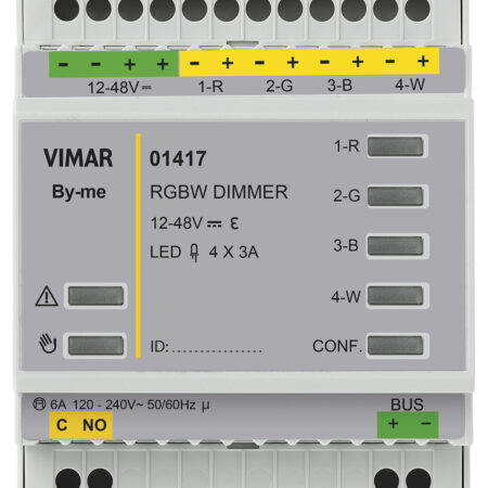 VIMAR 01417 ATTUATORE DOMOTICO + DIMMER RGBW 4OUT
