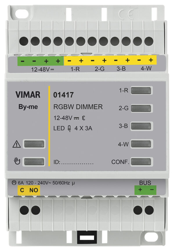 VIMAR 01417 ATTUATORE DOMOTICO + DIMMER RGBW 4OUT