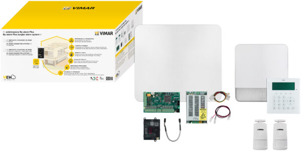 VIMAR 0K03800.02 By‑alarm  – Kit antifurto By‑alarm Plus 25 zone + gateway IP