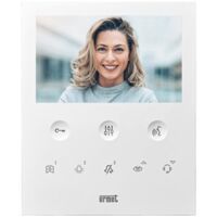 URMET 1760/6 Videocitofono vivavoce VOG5, bianco, display 5", sistema 2Voice
