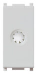 Passacavo con serracavo Silver VIW14044SL