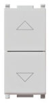 Commutatore 2P 10AX a due tasti Silver VIW14060SL