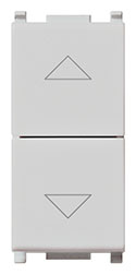 Commutatore 2P 10AX a due tasti Silver VIW14060SL