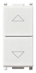 Due pulsanti interbl.1P NO+NO10A bianco VIW14062