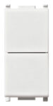Due pulsanti indipend1P NO+NO10A bianco VIW14066