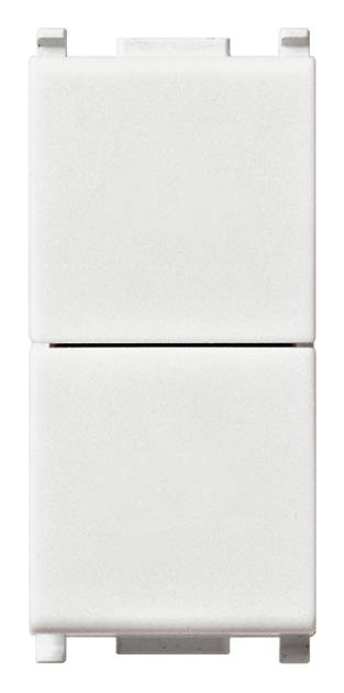 Due pulsanti indipend1P NO+NO10A bianco VIW14066