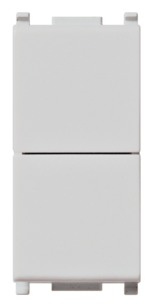 Due pulsanti indipend1P NO+NO10A Silver VIW14066SL