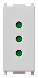 Presa 2P+T 10A P11 Silver VIW14201SL