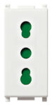 Presa 2P+T 16A P17/11 bianco VIW14203