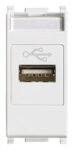 VIMAR 14345 Presa USB bianco
