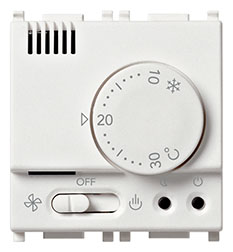 Termostato elettronico 230V bianco VIW14440 da incasso 503