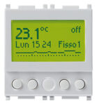 Cronotermostato 120-230V Silver VIW14445SL da incasso 503