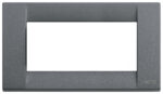 VIMAR 16744.48 PLACCA 4POSTI VIMAR IDEA GRIGIO SATINATO
