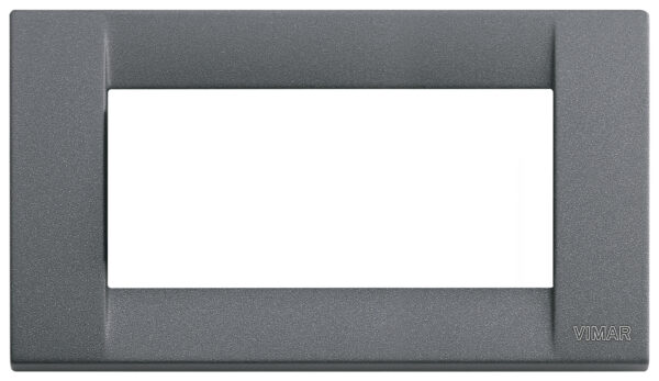 VIMAR 16744.48 PLACCA 4POSTI VIMAR IDEA GRIGIO SATINATO
