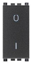 Interruttore 2P 16AX grigio VIW19015