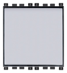 Pulsante targhetta 1P NO 10A grigio VIW19050