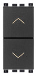 Due pulsanti interblocc.NO+NO 10A grigio VIW19062