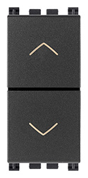 Due pulsanti interblocc.NO+NO 10A grigio VIW19062