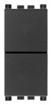Due pulsanti indipend. NO+NO 10A grigio VIW19066