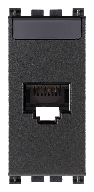Presa RJ45 Netsafe Cat6 UTP grigio VIW1933913