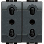 BTIL4180/2 living international presa duplex bipasso 10 16A