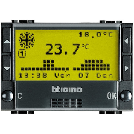 BTIL4451 living international cronotermostato a batterie