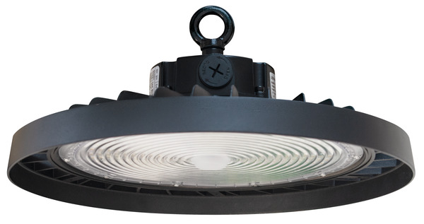 LIFE 39.9HU42009N PROIETTORE UFO IP65 A LED Serie HU4, Dimmerabile, 200W/160W/120W, 100°, 4000K, 100-277Vac, 30000LM, CRI80, 350x160mm G5A, Driver PH