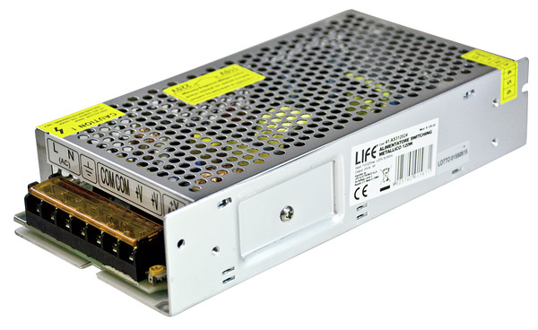 Alimentatore LIFE 41.AS312024 Switching 24V 5A 120W – Compatto e protetto