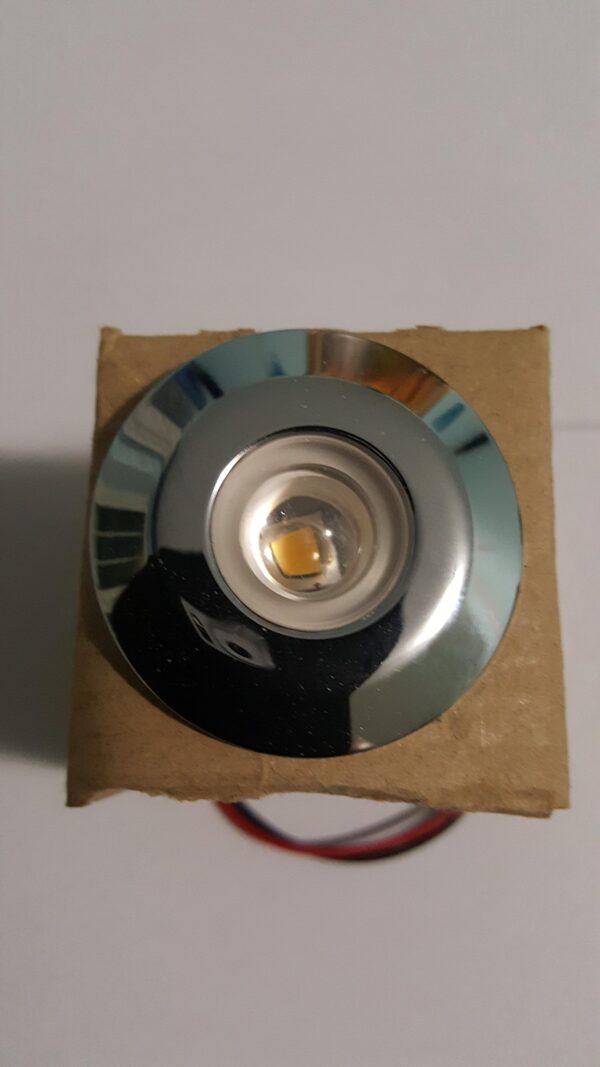 ILED 85050W30 FARETTO  NITUM-R 9 TONDO 1LED 2W CROMO