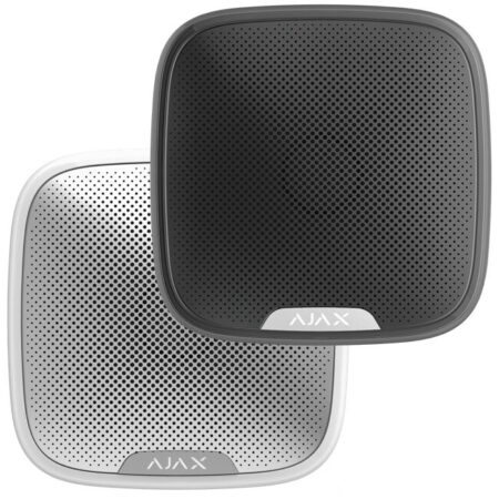 AJAX STREET SIREN SIRENA DA ESTERNO WIRELESS GRIGIO ARGENTO AJAX