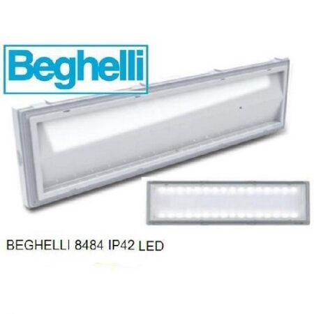 BEGHELLI 8584 LAMPADA EMERGENZA 18W A LED SE IP42