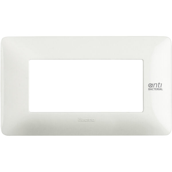 matix - placca 4p bianco antibatterico BTIAM4804BAB