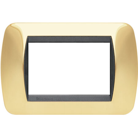 BTIL4803OR living international placca 3 posti oro vero