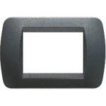 living int.- placca 3P plastica acciaio s. BTIL4803PA