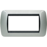 BTIL4804AL living international placca 4 posti alluminio