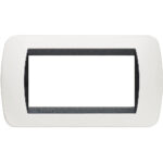 BTIL4804PB living international placca 4P plastica bianco s.
