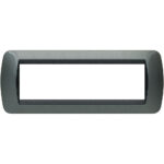 BTIL4807AC living international placca 7 posti acciaio scuro