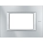 BTICINO HA4803HC Placca rettangolare Axolute 3 moduli