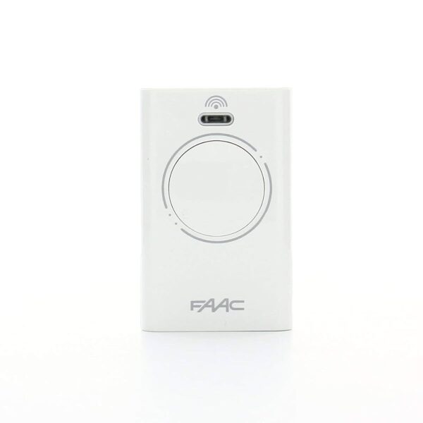 FAAC 787007 TRASMITTENTE TELECOMANDO XT2 433 SLH LR BIANCA 2TASTI