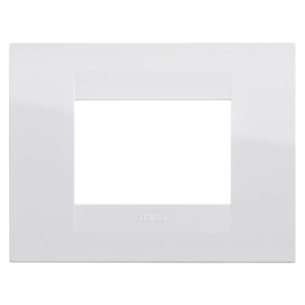 GEWISS 16403TB PLACCA GEO - IN TECNOPOLIMERO - 3 POSTI - BIANCO - CHORUSMART