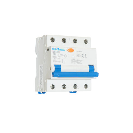 CHINT 660022 Interruttore magnetotermico differenziale Compact 3P+N 20A 30mA 6kA Curva C AC 4moduli