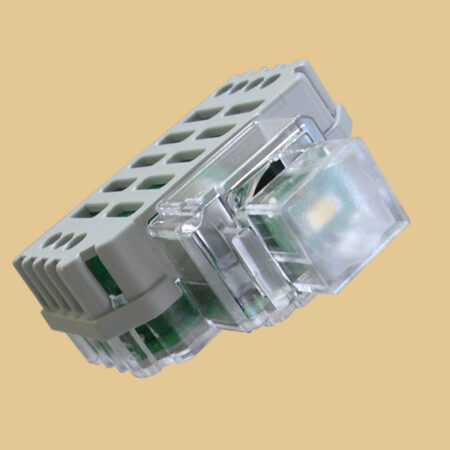 TECNEL TE6195 Lampada emergenza a Led ricaricabile da serie civile un modulo in versione Keystone