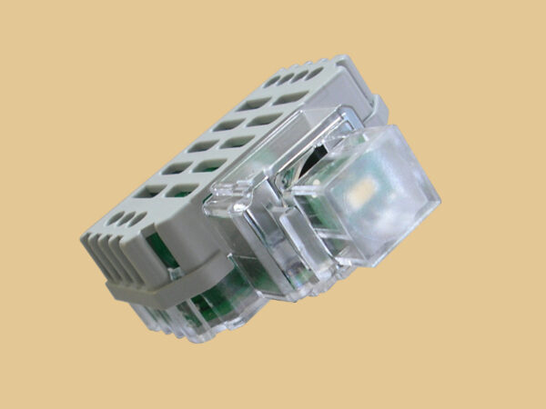 TECNEL TE6195 Lampada emergenza a Led ricaricabile da serie civile un modulo in versione Keystone