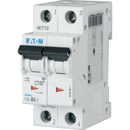 EATON 239104 MAGNETOTERMICO 2POLI 6KA 20A