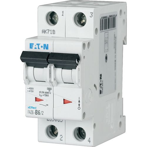 EATON 239104 MAGNETOTERMICO 2POLI 6KA 20A