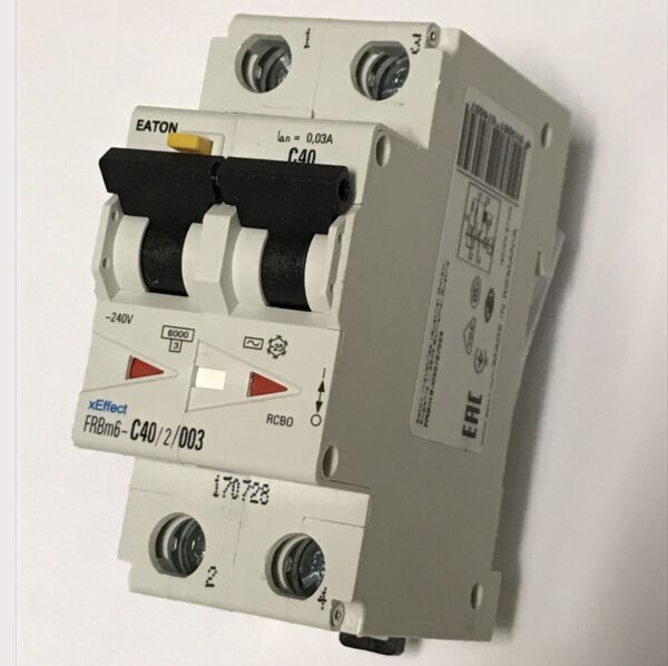 EATON 170728  MAGNETOTERMICO DIFFERENZIALE 40A 2POLI 6KA 30MA
