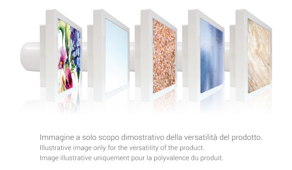 LUX 703 GREGALE 100 ASPIRATORE DA PARETE AD ASPIRAZIONE ASSIALE PERSONALIZZATO