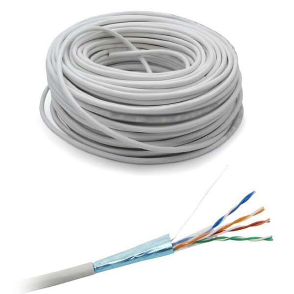 CAVO FTP CAT5e grigio LIFE50T2185B-100MT