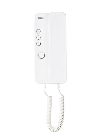 URMET 1150/1 Citofono Mìro, 1 tasto, bianco, sistema 4+n 1150/1