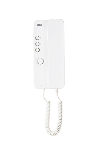 URMET 1150/1 Citofono Mìro, 1 tasto, bianco, sistema 4+n 1150/1